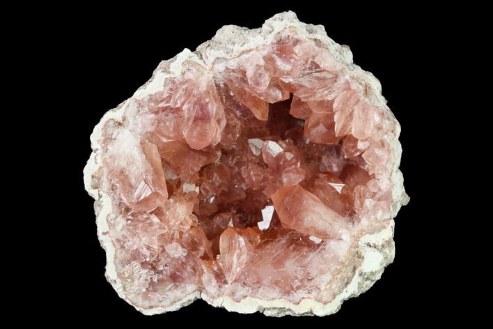 Sparkly, Pink Amethyst Geode Section - Argentina #170138